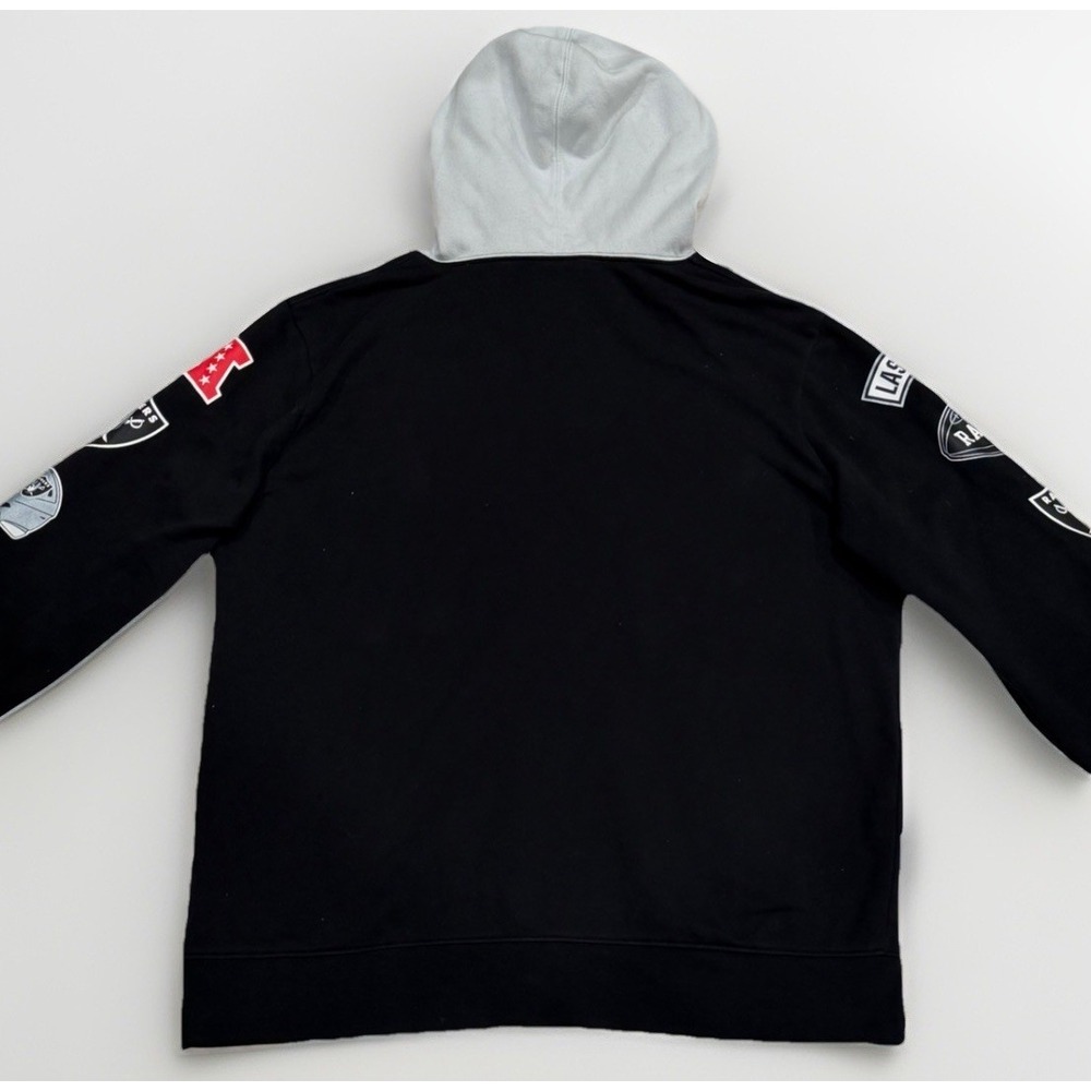 Las Vegas Raiders NFL Fanatics Patched Out Fleece Hoodie Pullover‎ Mens Large - Picture 6 of 6